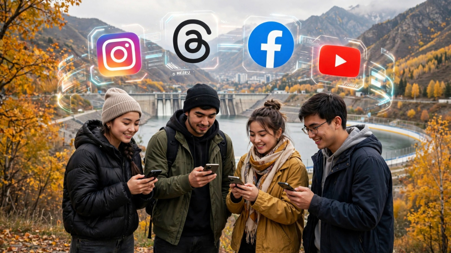 Instagram и Threads стали лидерами по числу активных авторов в Казахстане