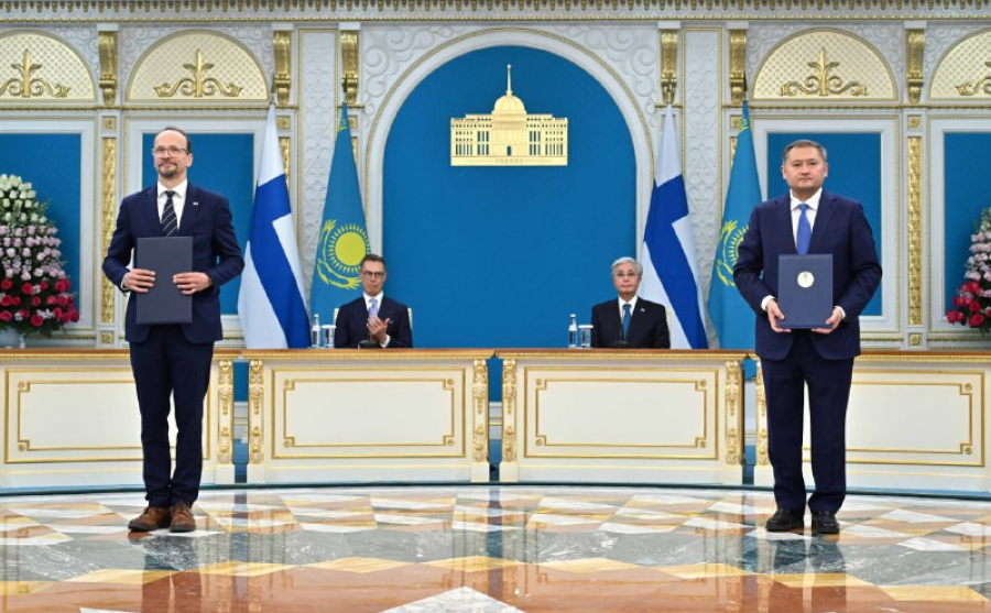 Александр Стуббтың елімізге ресми сапары аясында 15 құжатқа қол қойылды