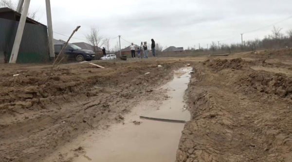 Оралдағы «Жұлдыз» ауданында жолдар жартылай салынған