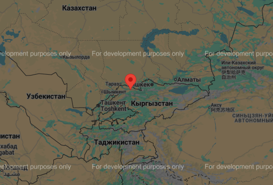 В 379 км от Алматы произошло землетрясение