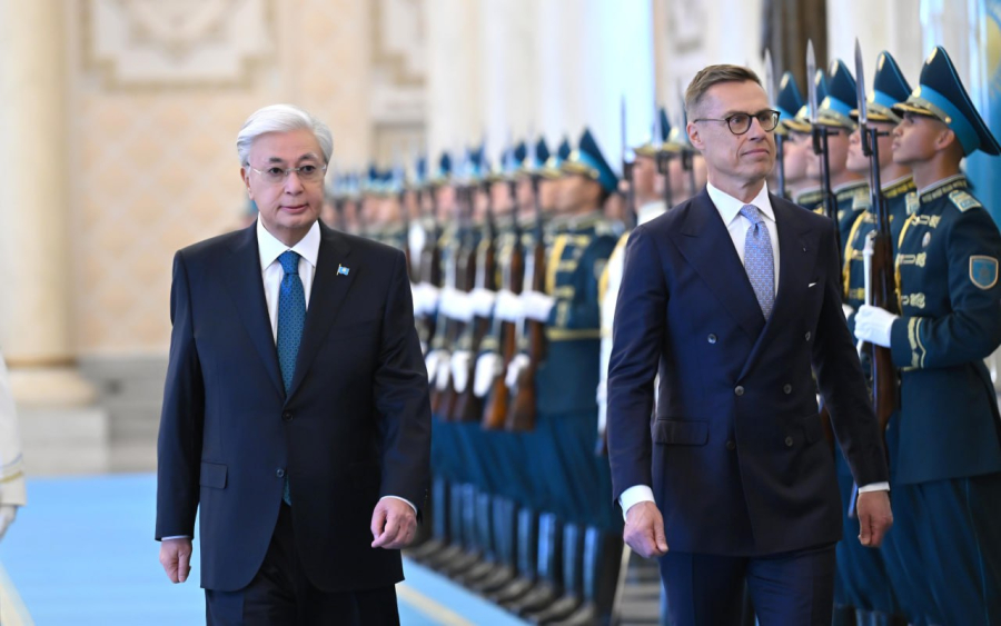 Ақордада Финляндия президентін салтанатты қарсы алу рәсімі өтті