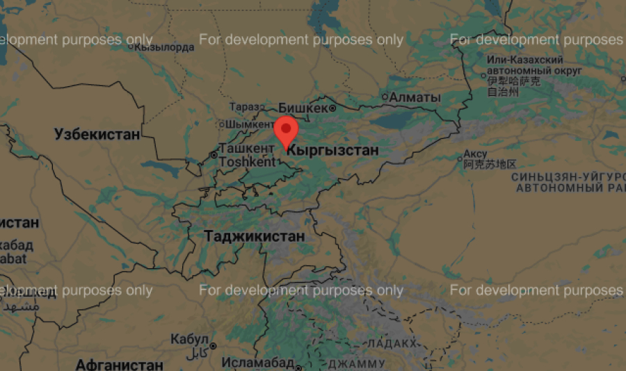 Землетрясение магнитудой 4,6 произошло на территории Кыргызстана