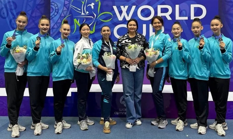 Казахстанские гимнастки выиграли серебро ЭКМ в Ташкенте