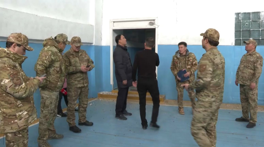 Правительственная комиссия осмотрела пострадавшие соцобъекты в селе Мерке