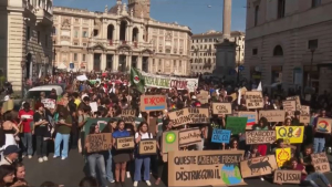 Италияда климаттың өзгеруіне қарсы шеру өтті