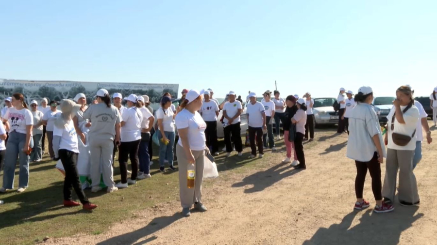 Ақкөлде ауқымды экологиялық акция өтті