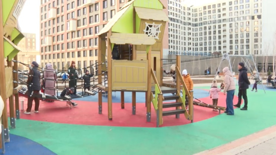 Новый сквер открыли в Астане