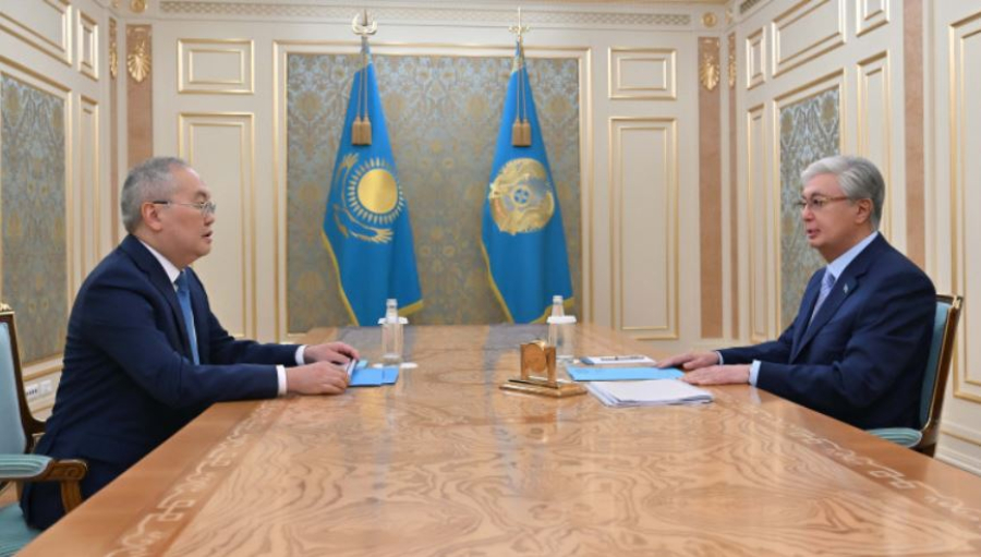 Президент Қаржылық мониторинг агенттігінің төрағасын қабылдады