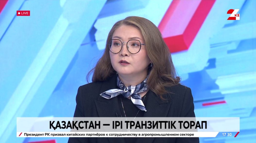 Қазақстан - ірі транзиттік торап. Жанерке Қайратқызы