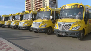 Ұлытау облысында оқушыларға 10 автобус алынды