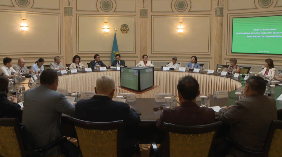 Улучшение экологической обстановки в Алматы обсудили члены Национального курултая