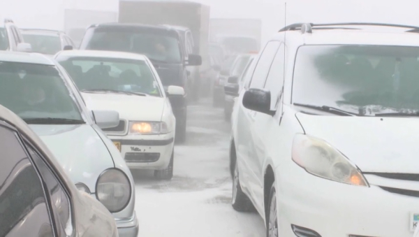 Последствия непогоды: 70 ДТП зарегистрировали за сутки в Астане