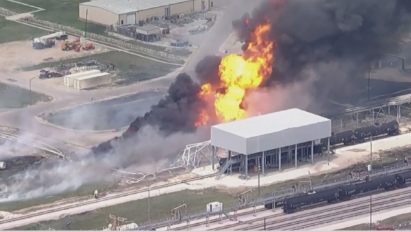 В Техасе произошёл взрыв на химическом заводе