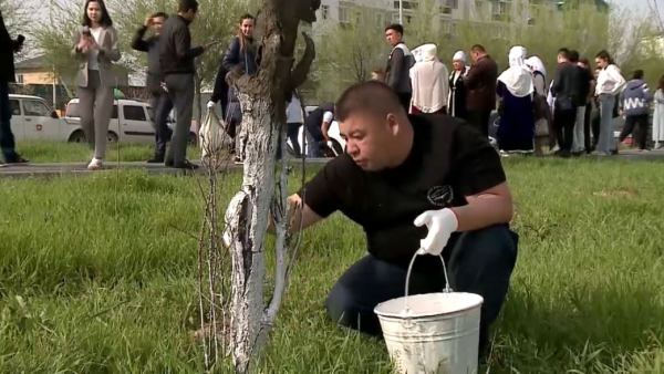 Шымкентцы присоединились к экоакции «Таза Қазақстан»