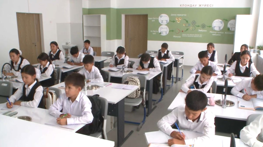 Школу на 300 мест открыли в Сауранском районе Туркестанской области