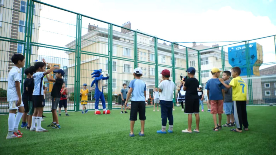 Астананың Есіл ауданында жаңа аула ашылды