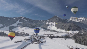 Фестиваль воздушных шаров проходит в Швейцарии