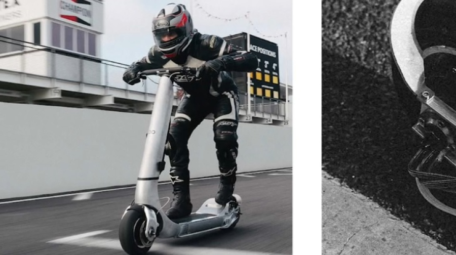 Изобретен самый быстрый в мире самокат