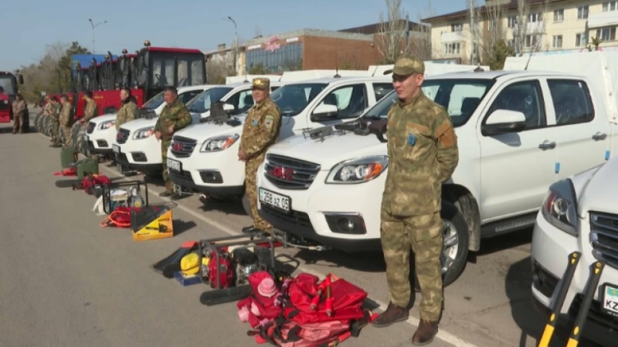 Новую спецтехнику получили лесхозы Алматинской области