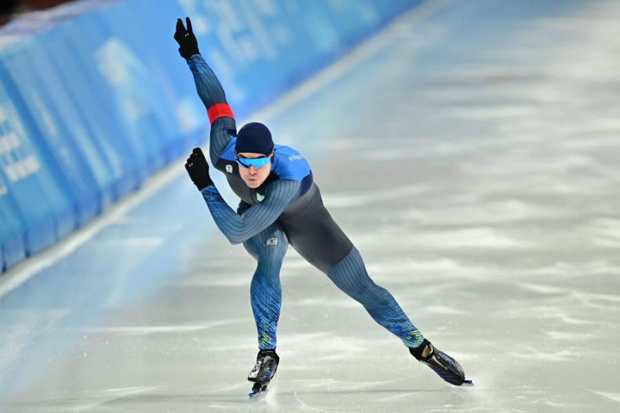 Евгений Кошкин завоевал бронзовую медаль на этапе Кубка мира в Херенвене