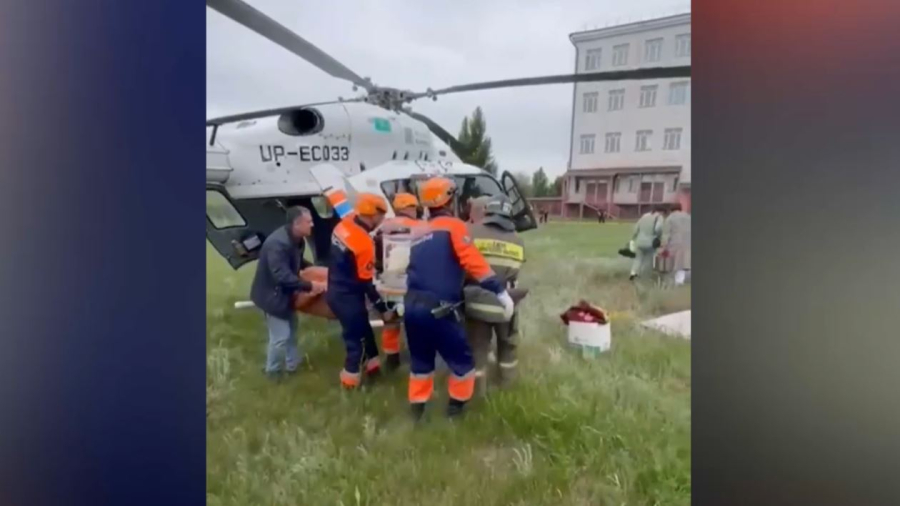 Науқас нәресте тікұшақпен Ақсайдан Оралға жеткізілді