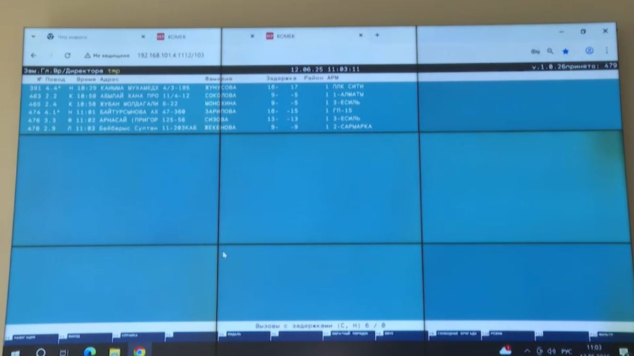 Скорая помощь на карте: в Астане тестируют новый сервис