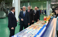 Касым-Жомарт Токаев посетил корпорацию «Восток-Молоко»