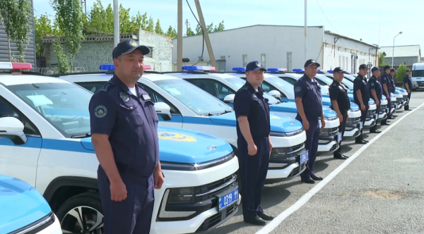 Қызылордалық полицейлерге 18 қызметтік автокөлік берілді