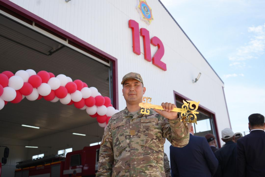 Доссор кентіндегі жаңа өрт сөндіру депосы 15 мың тұрғынды қорғайды