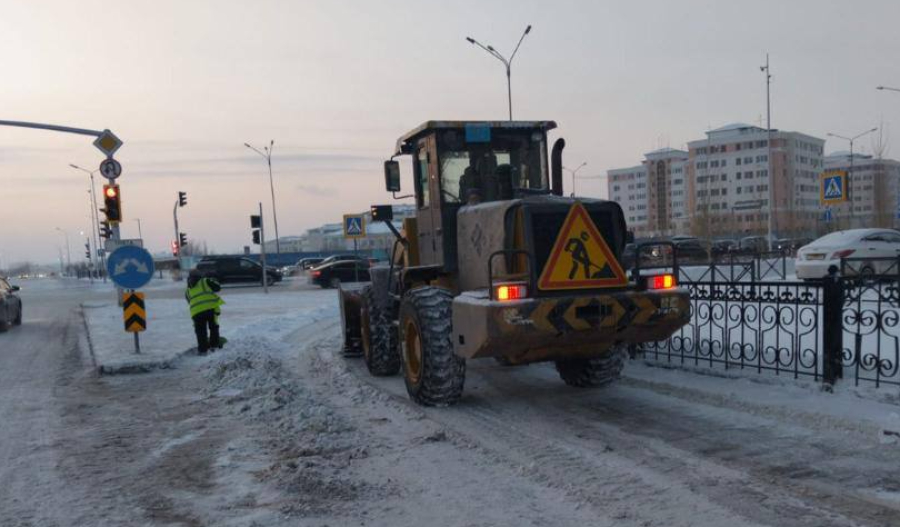 Свыше 63 000 кубометров снега вывезли из Астаны за ночь