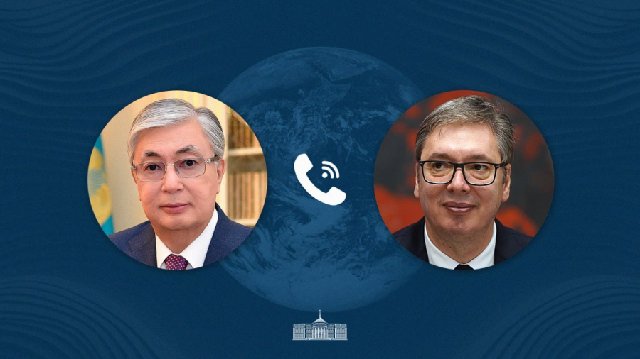 Состоялся телефонный разговор Главы государства с Президентом Сербии