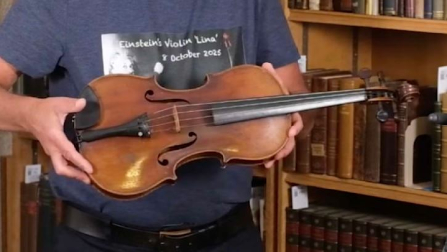 Скрипку Эйнштейна выставили на торги