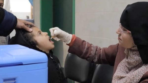 92% детей вакцинировали от полиомиелита в секторе Газа