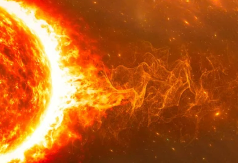 Мощная вспышка произошла на Солнце