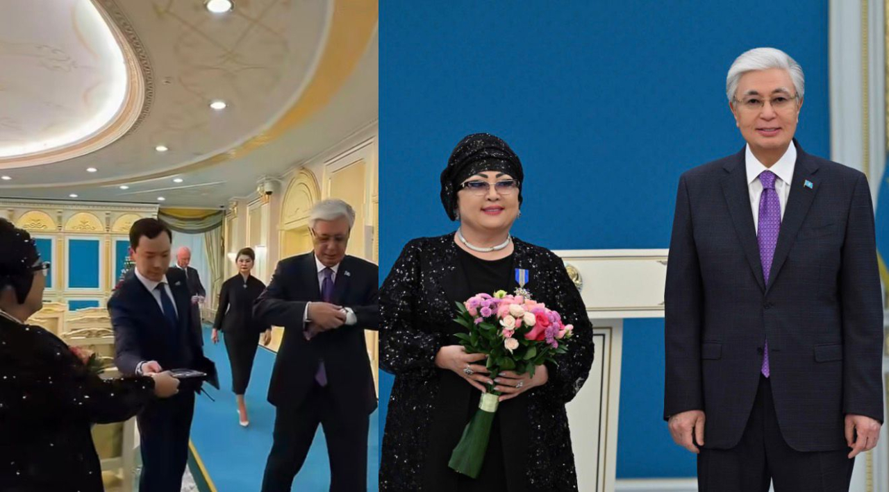 Мақпал Жүнісова Мемлекет басшысына үнтаспасын тарту етті