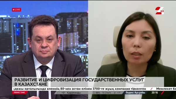 Развитие и цифровизация государственных услуг в Казахстане. Айнур Юсупова