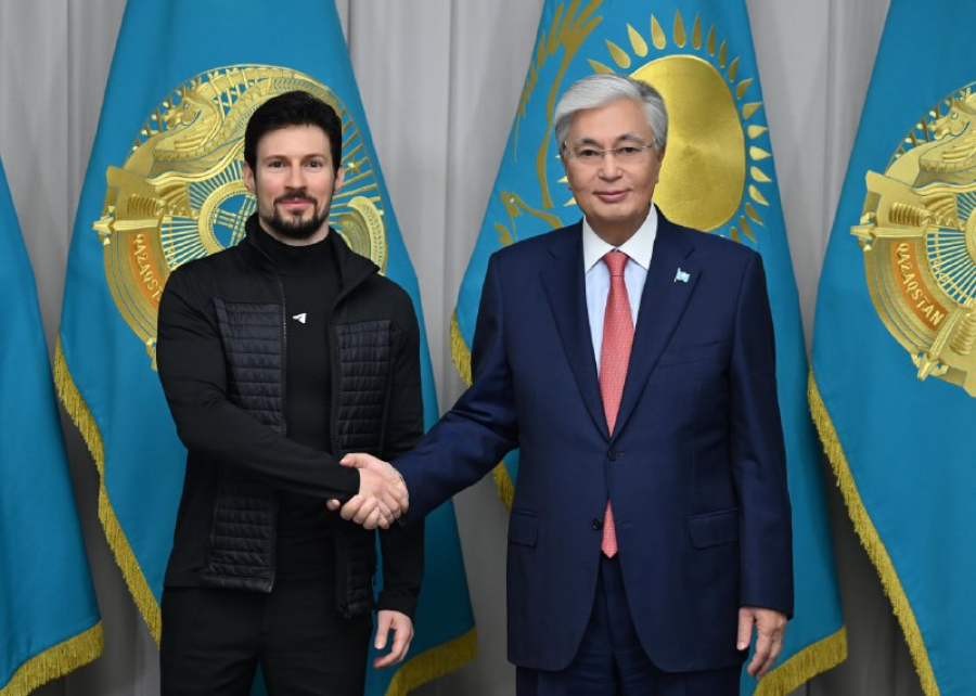 Мемлекет басшысы Telegram мессенджерінің негізін қалаушы Павел Дуровты қабылдады