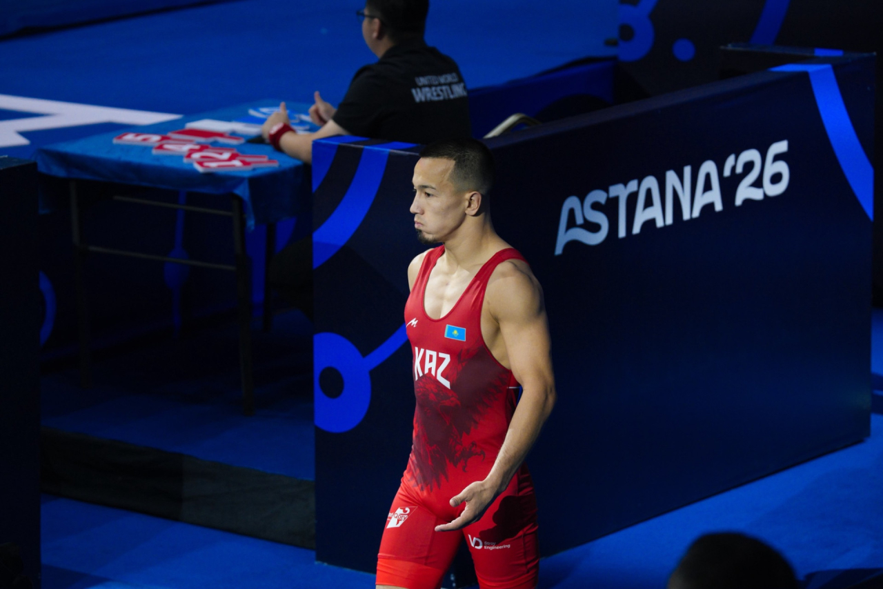 Борец Айдос Султангали вышел в полуфинал Чемпионата мира