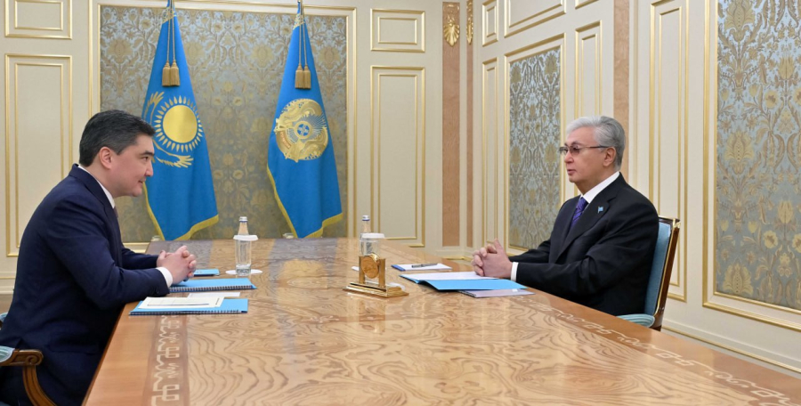 Мемлекет басшысы премьер-министр Олжас Бектеновті қабылдады