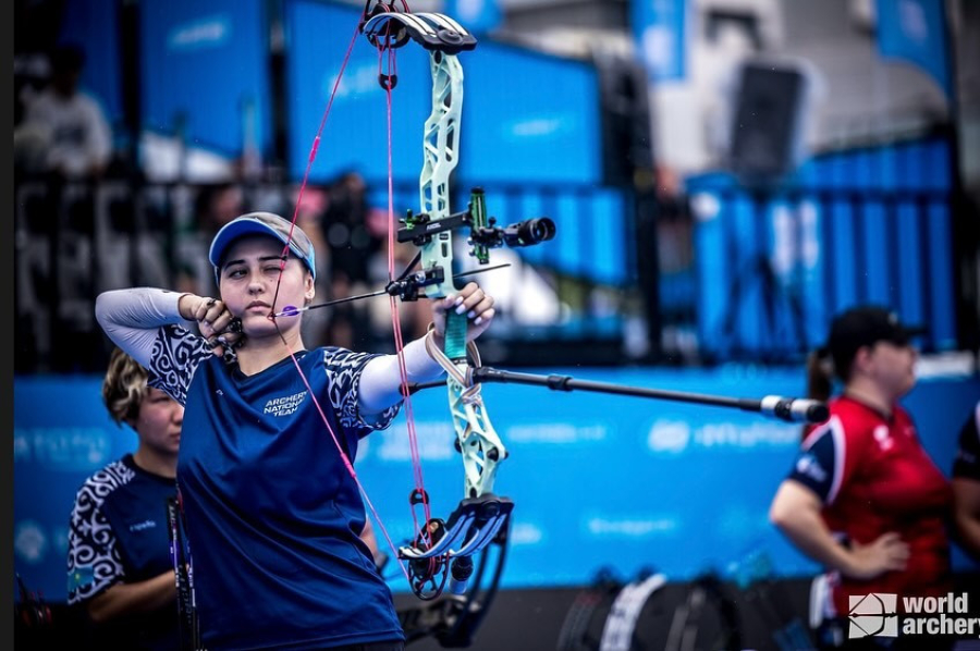 Казахстанские лучники вошли в топ-10 на чемпионате мира