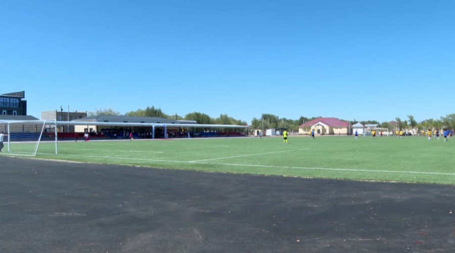 Түркістан облысында стадион жаңғыртылды