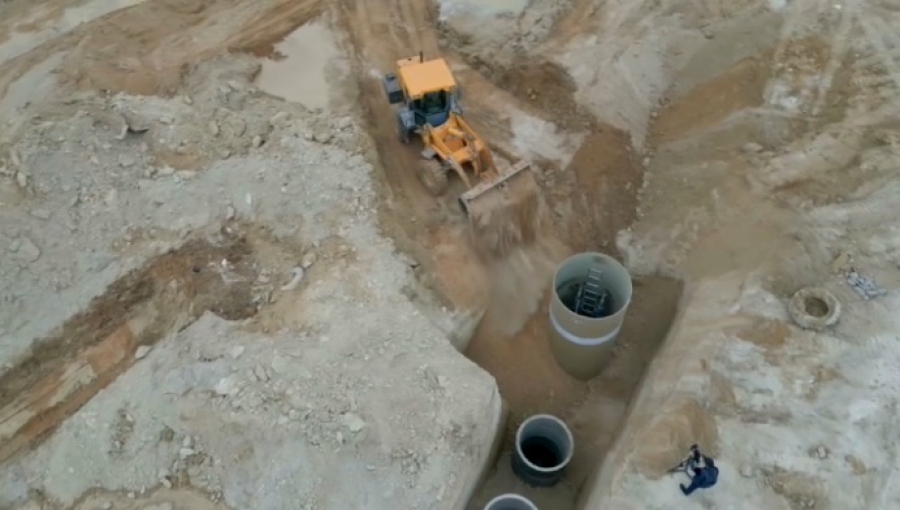 Централизованную канализацию прокладывают в Мунайлинском районе