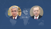 Глава государства провёл телефонный разговор с президентом Турции