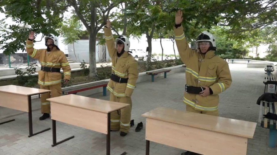 Ақтауда құтқарушыларды дайындайтын оқу-жаттығу алаңы іске қосылды