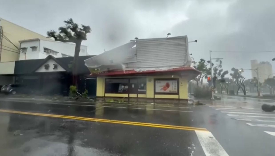 Тайваньда тайфун соғып, 5 мыңнан астам адам эвакуацияланды