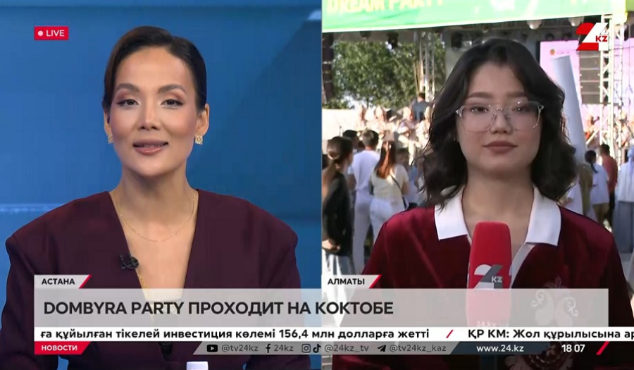 Dombyra party устроили на Коктобе