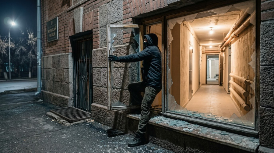 В Кокшетау мужчина повредил оборудование музея на 1 млн тенге