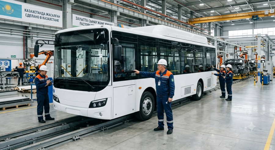 Новый отечественный транспорт: автобусы «Астана» выйдут на дороги Казахстана