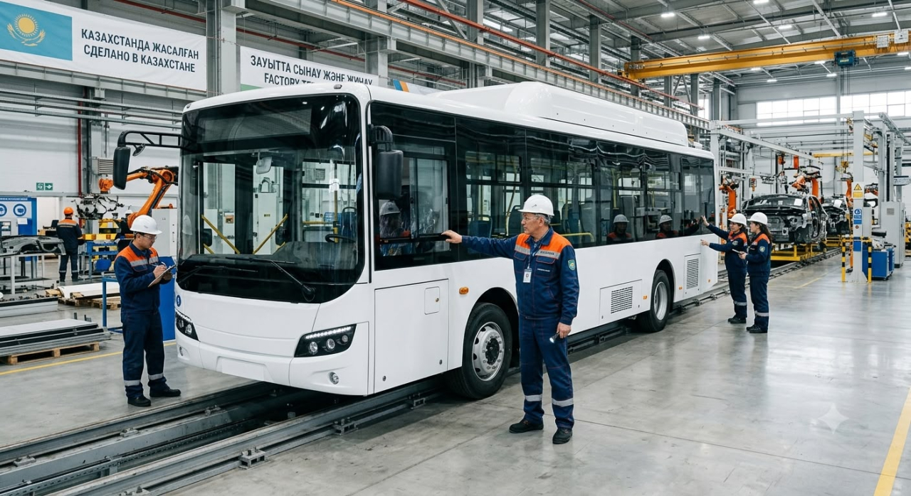 Новый отечественный транспорт: автобусы «Астана» выйдут на дороги Казахстана