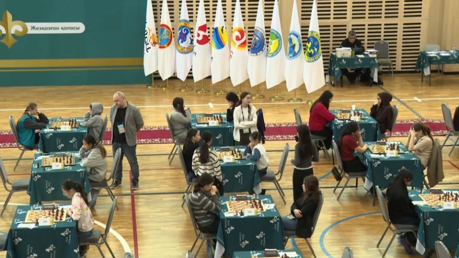 Чемпионат РК по шахматам среди юниоров проходит в области Улытау